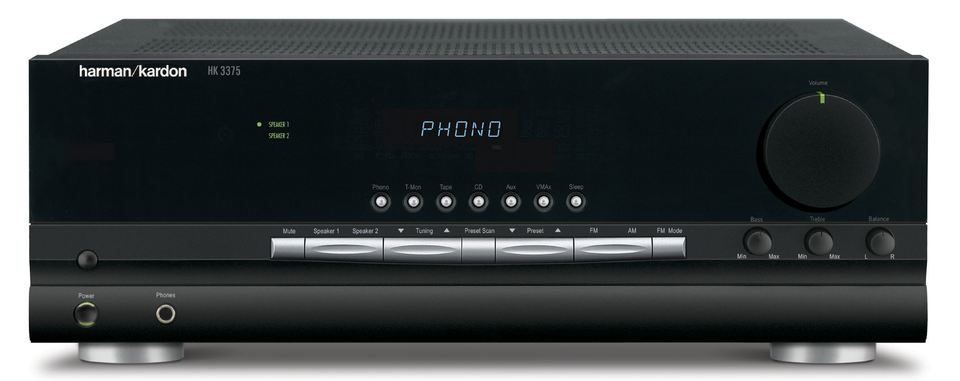 HK 3375 - Black - Stereo Receiver (75 watts x 2) - Hero